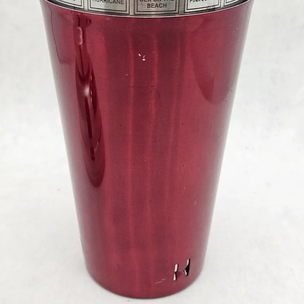 Barware Collection  Stainless Steel 15 Recipe Dial-a-Drink Cocktail Shaker
